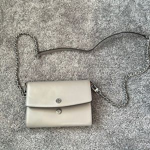 Gray Tory Burch crossbody